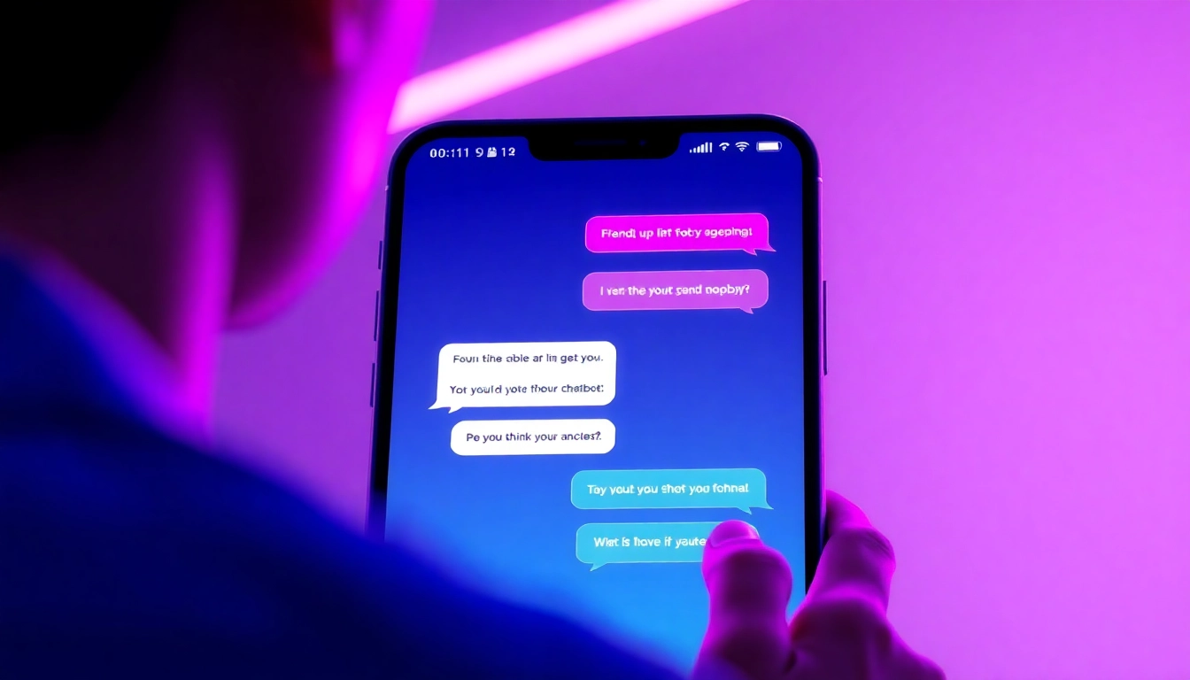 An engaging AI chat interface showcasing a digital conversation.