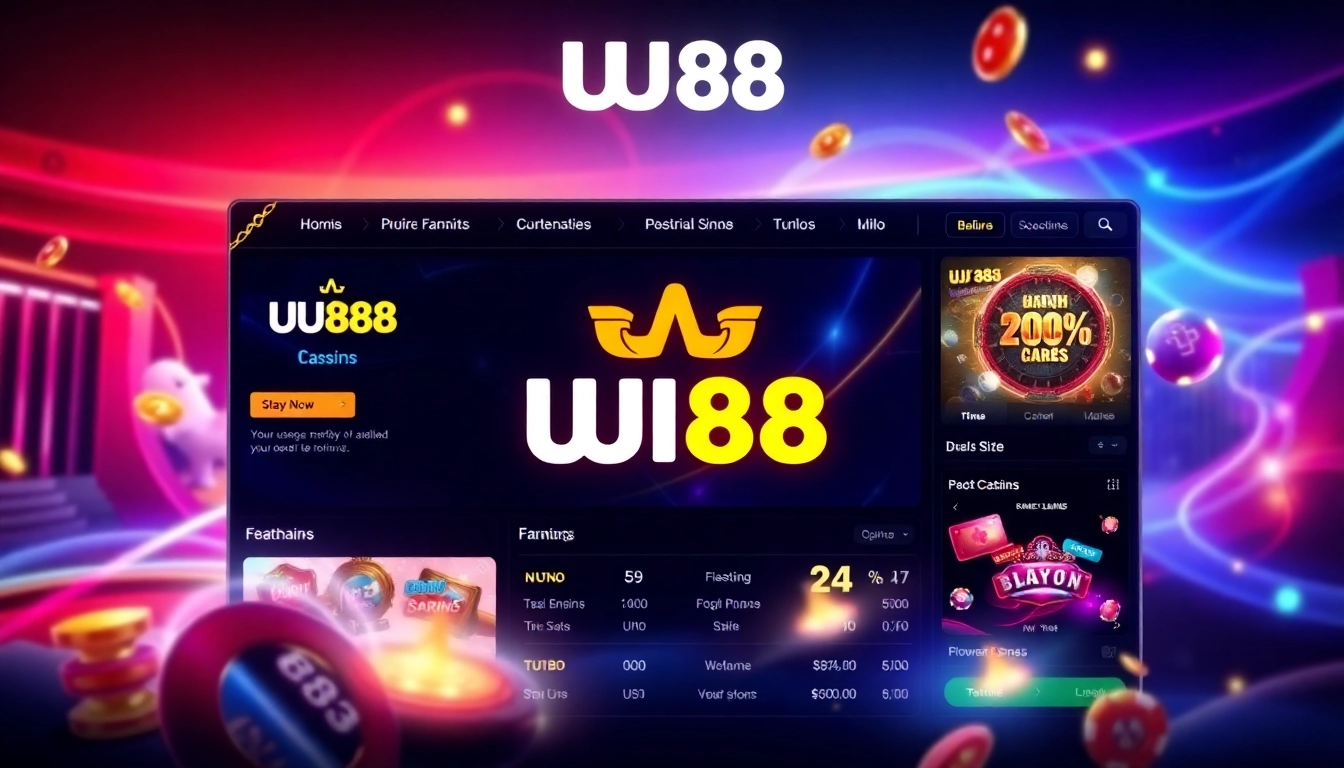 UU88 online casino platform offering secure, fast deposits with vibrant interface and user-centered design for enhanced gaming experience.