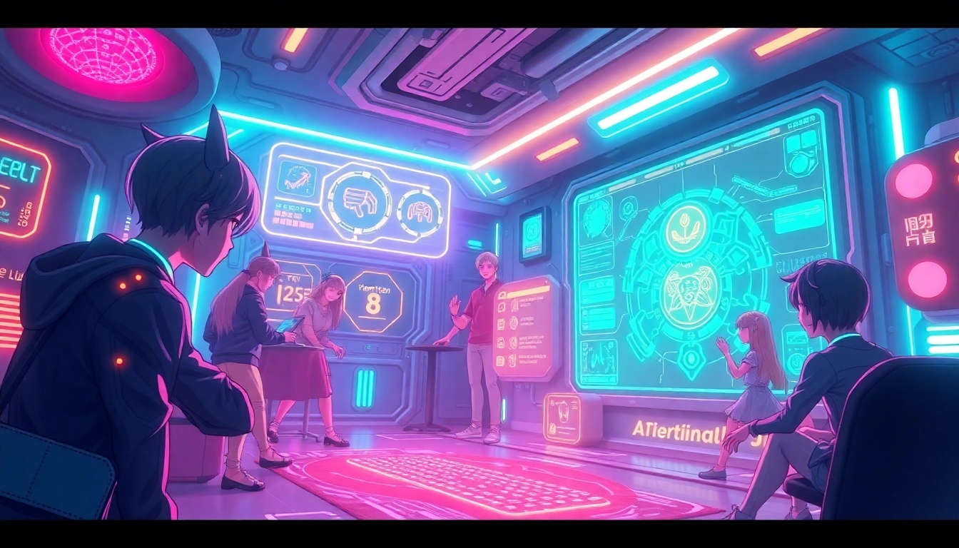 AI hentai generator showcasing an interactive anime character creation interface with detailed visuals and user controls for customization, emphasizing realism and creativity.