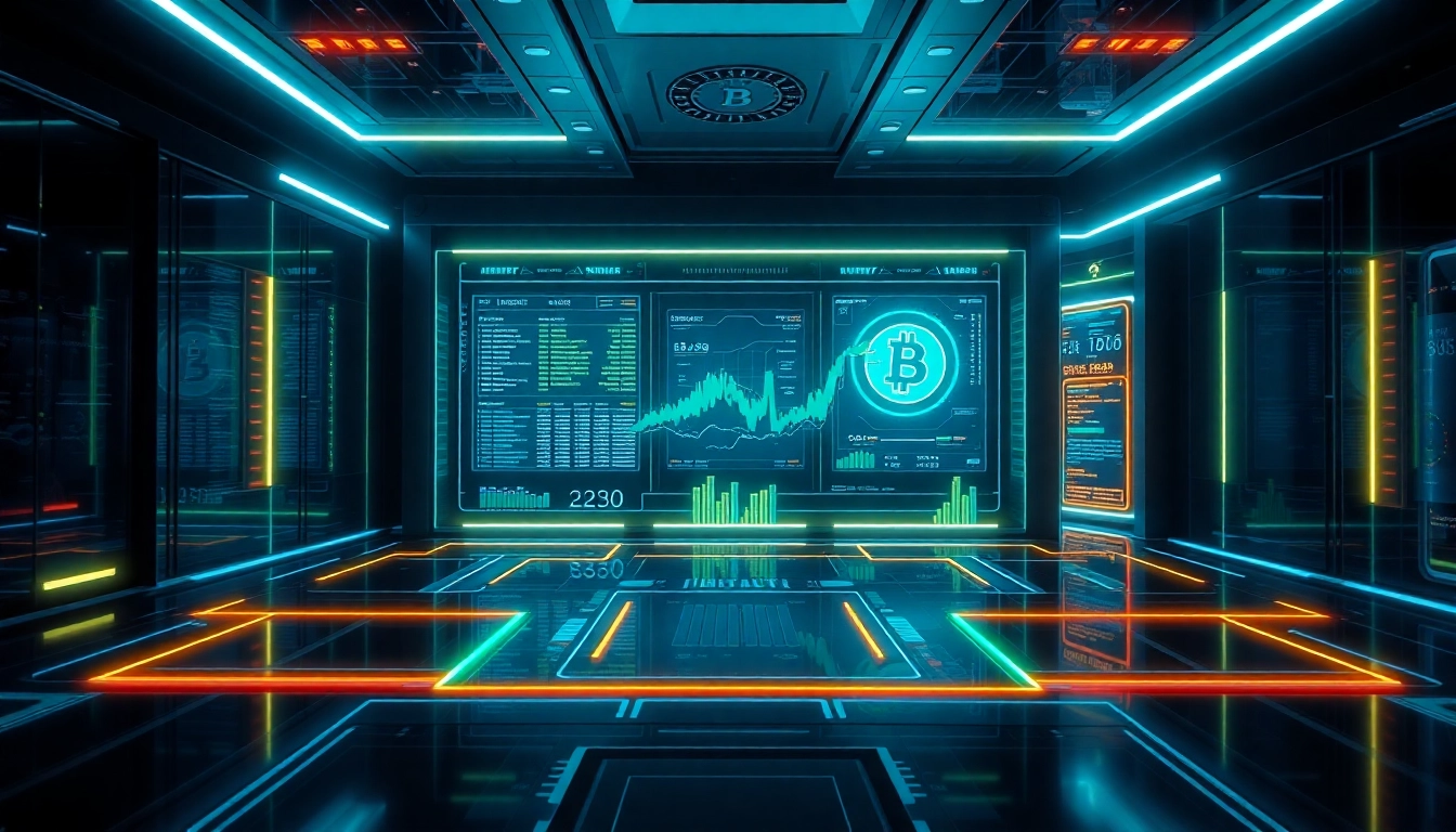 Modern crypto exchange platform showcasing advanced trading interface for secure digital assets