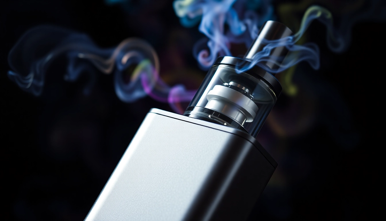 Vozol Puff disposable vape emitting thick vapor with colorful flavor branding, appealing to adult vapers seeking high puffs.
