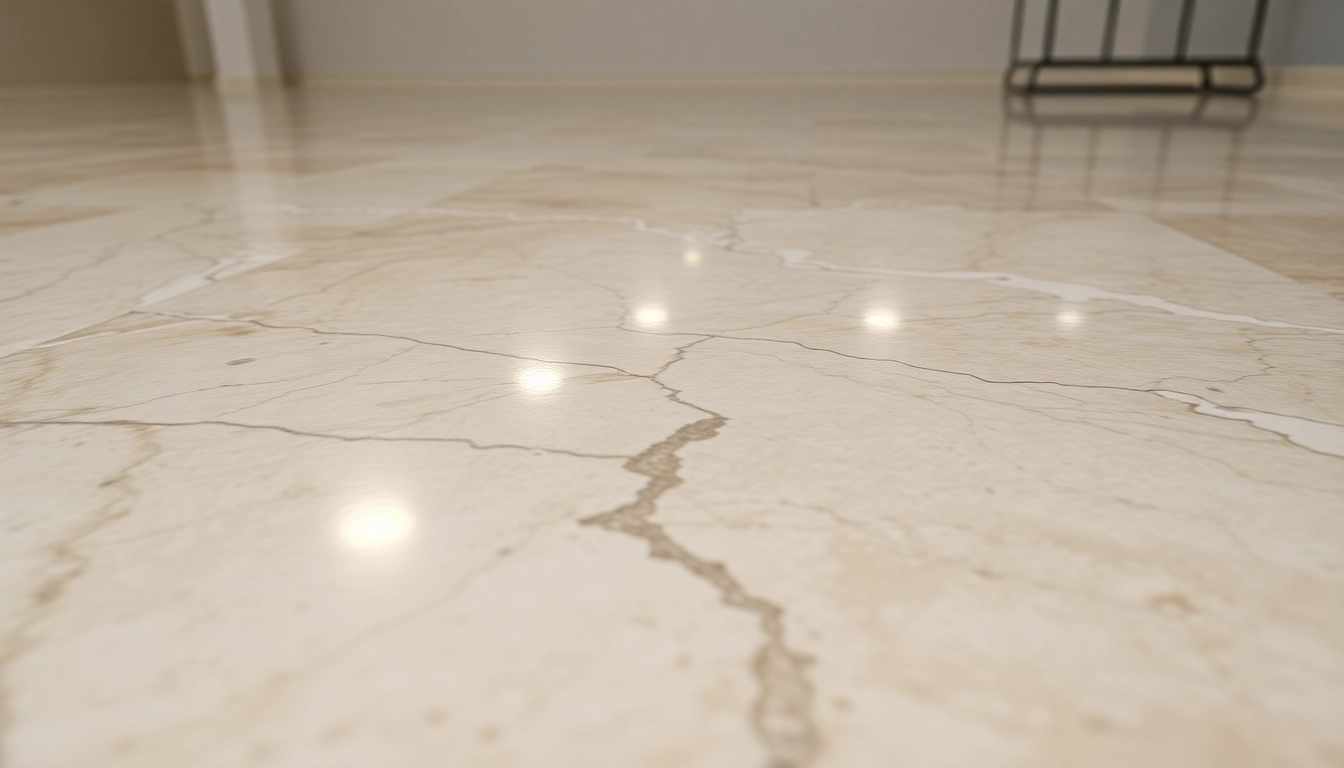 Professional installation of epoxy resin floor showcasing a durable, glossy surface with modern