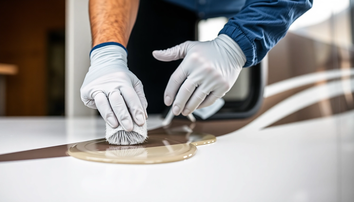 Enhance your Wohnmobil Politursiegelung with expert polishing techniques to achieve a glossy finish